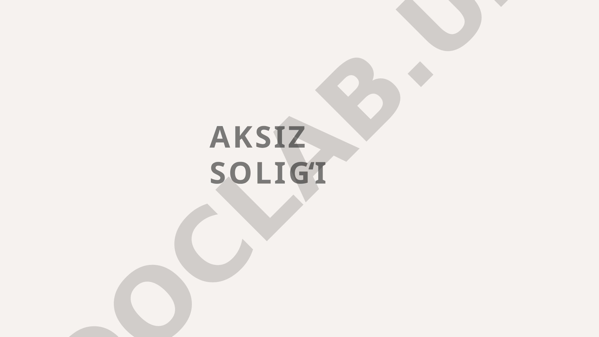 Aksiz solig'i soliq to'lovchilari va tovarlari