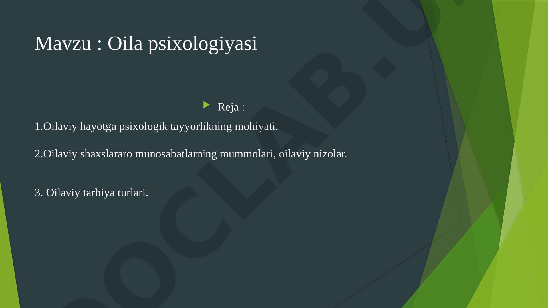 Oila psixologiyasi
