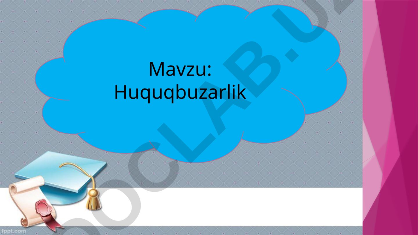 Huquqbuzarlik