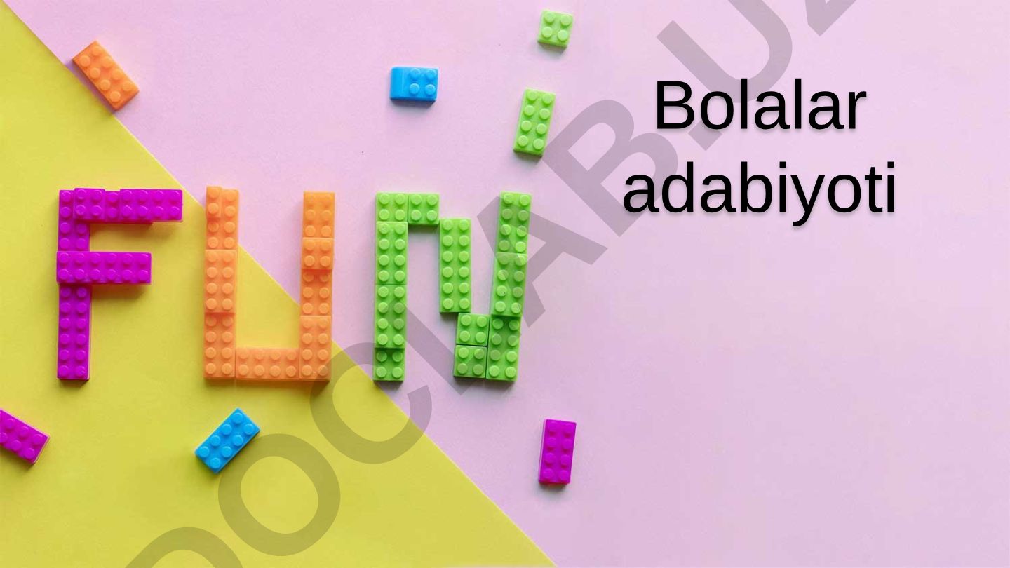 Bolalar adabiyoti va harakatli o'yinlar tizimi