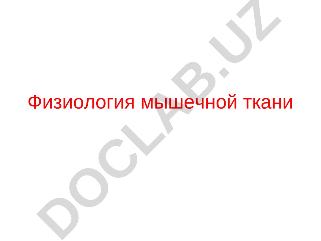 Физиология мышечной ткани: свойства, функции и классификация