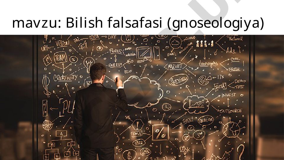 Bilish falsafasi (gnoseologiya)