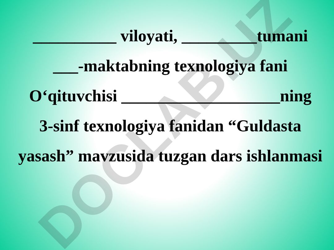 Guldasta yasash