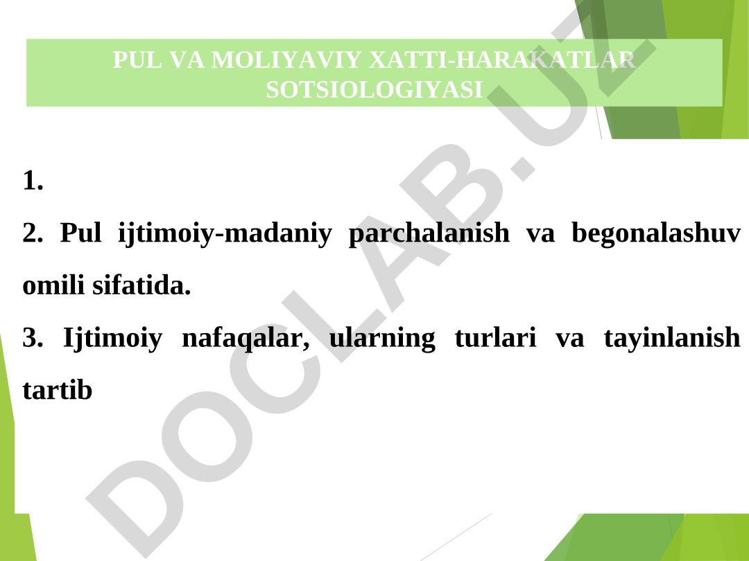 Pul va moliyaviy xatti-harakatlar sotsiologiyasi