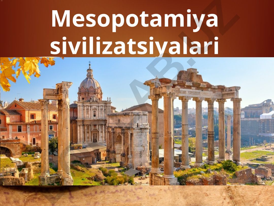 Mesopotamiya sivilizatsiyalari