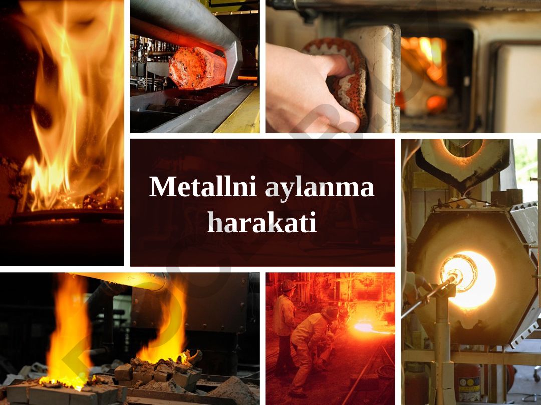 Metallni aylanma harakati va davlat metall fondi