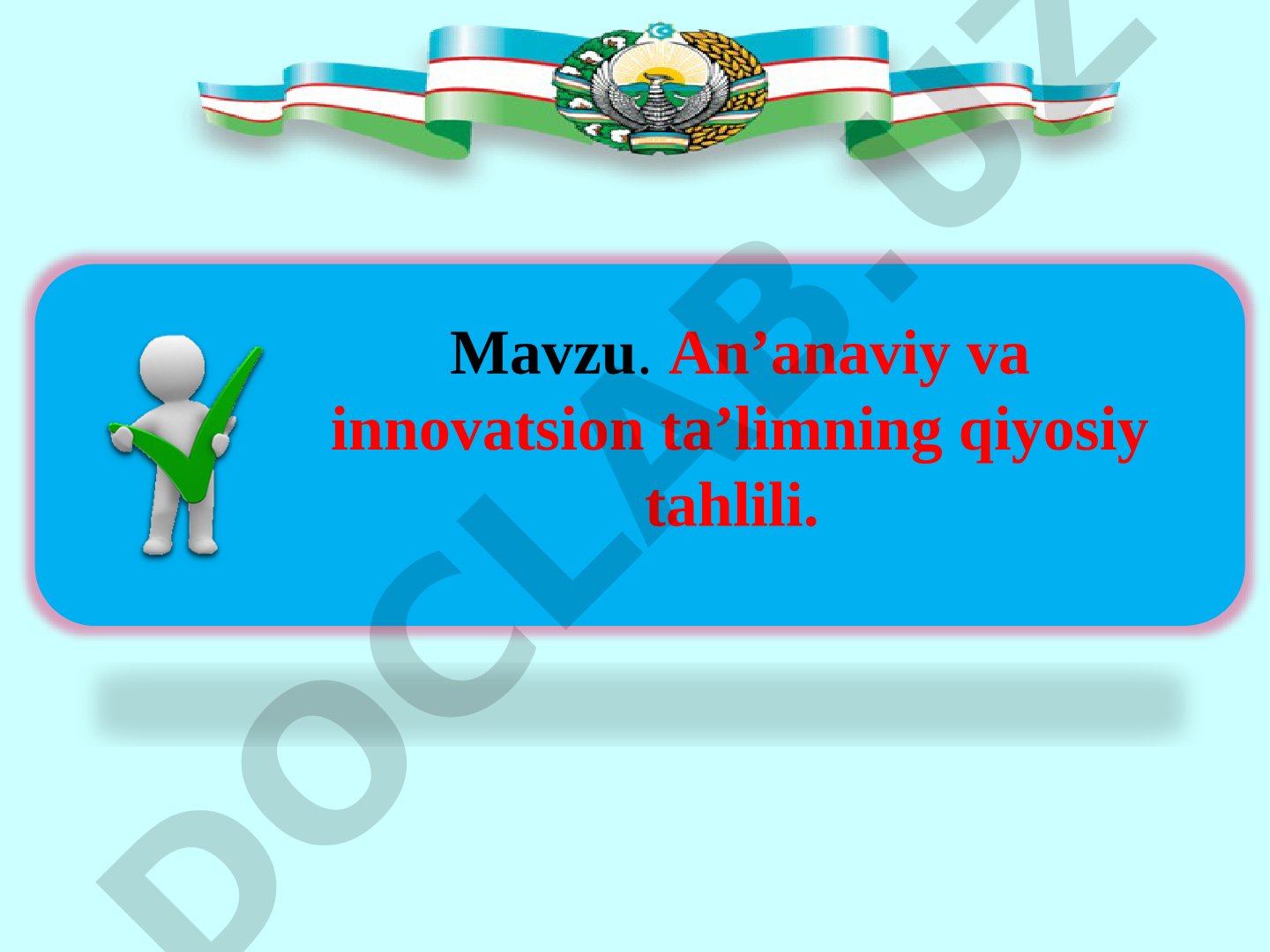 An’anaviy va innovatsion ta’limning qiyosiy tahlili