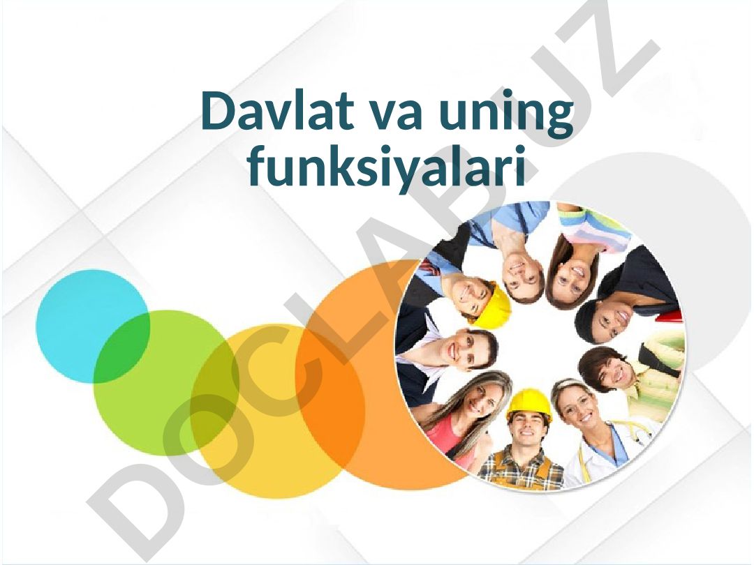 Davlat va uning funksiyalari