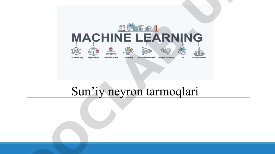 Sun'iy neyron tarmoqlari