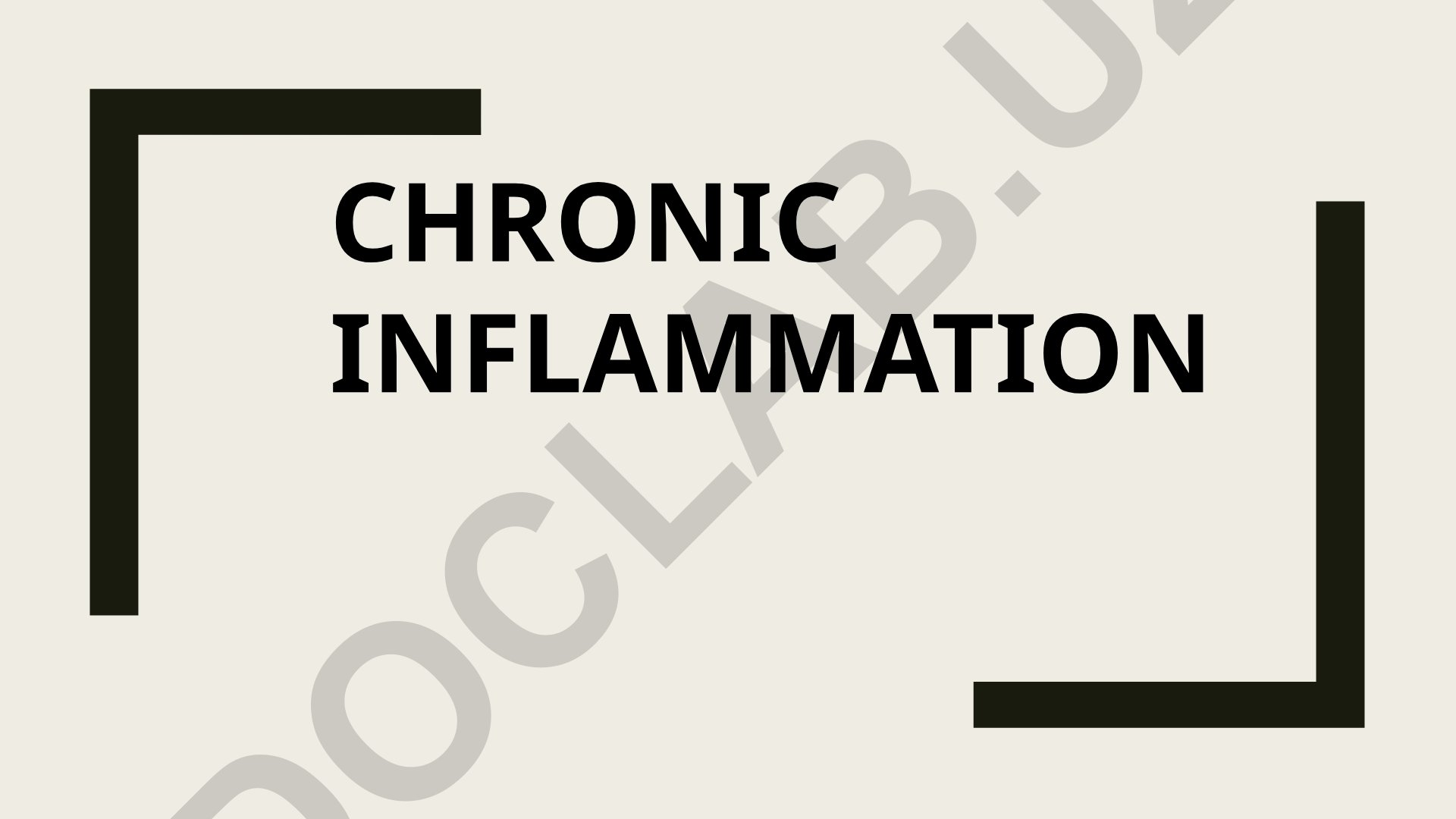 Chronic Inflammation: Causes, Features, and Cellular Mechanisms