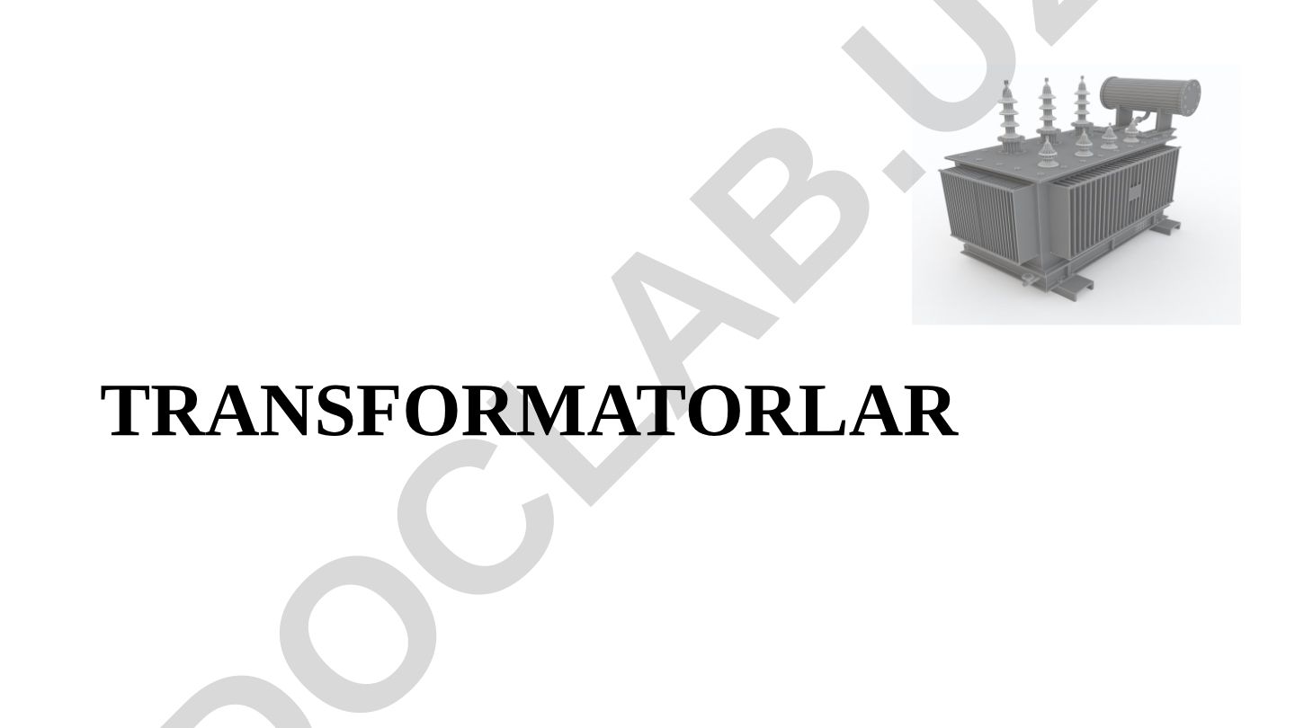 Transformatorlar: ishlash prinsipi, tarixi va asosiy qismlari