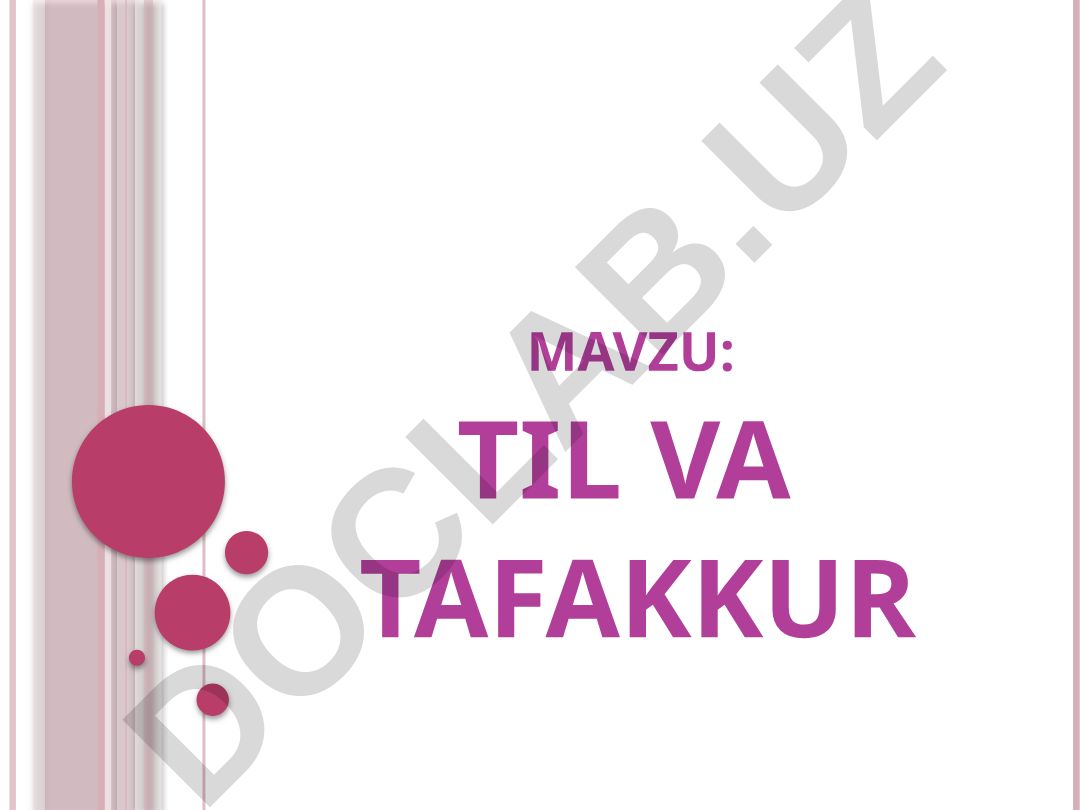 Til va tafakkur