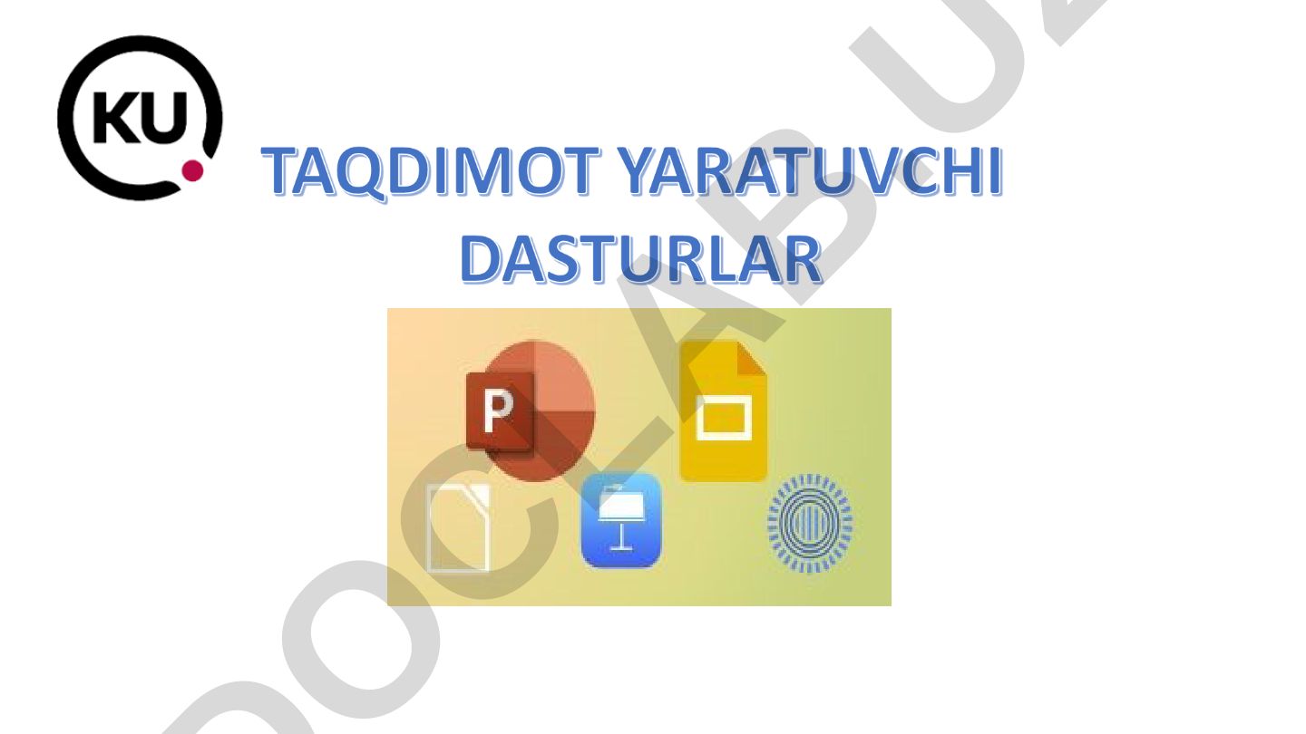 Microsoft PowerPoint va Apple Keynote taqdimot dasturlari taqqoslanishi