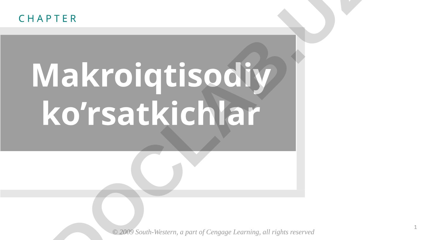 Makroiqtisodiyot: Yalpi Ichki Mahsulot (YaIM) va milliy daromad o'lchovlari