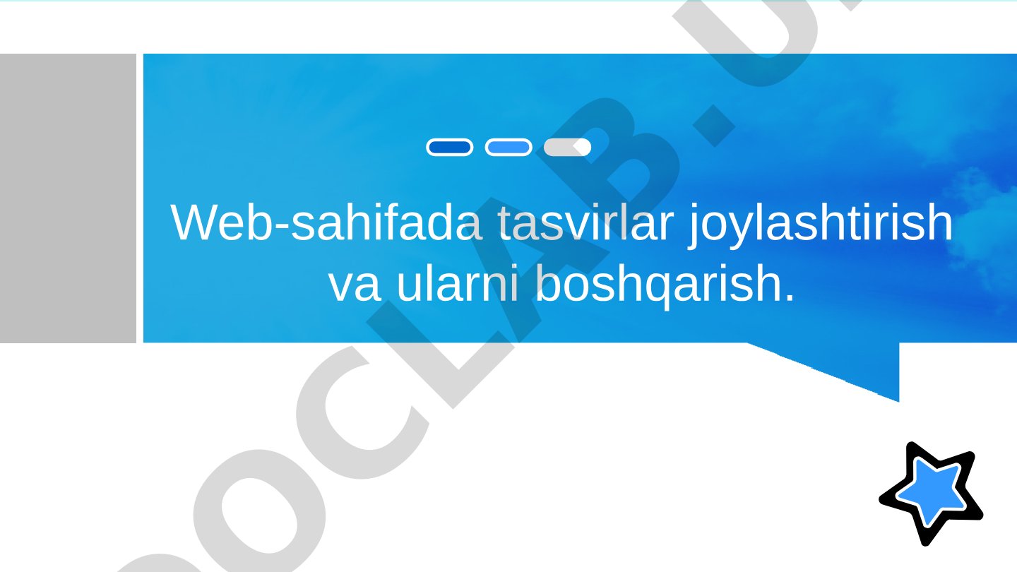 Veb-sahifada tasvirlar joylashtirish va boshqarish