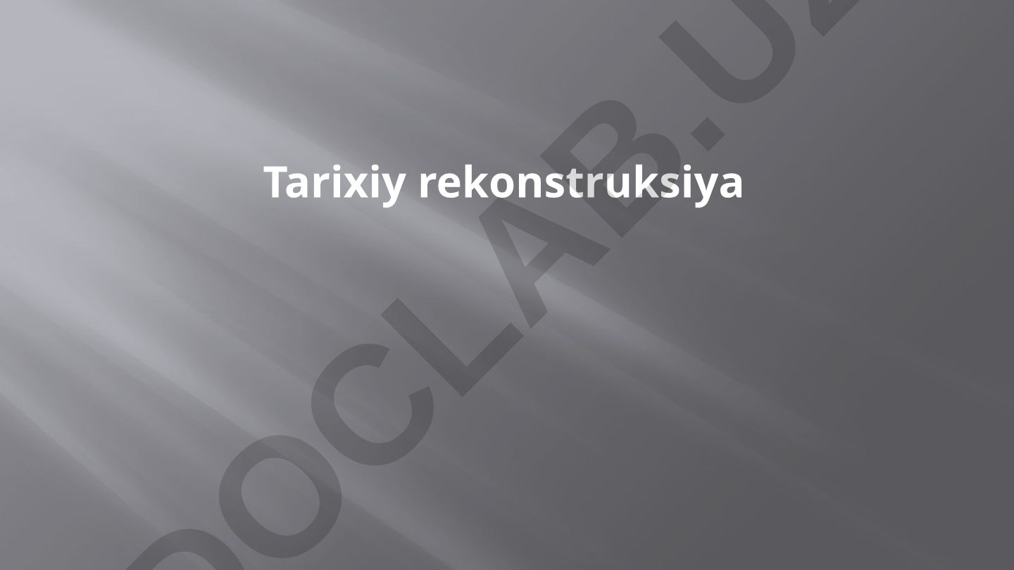 Tarixiy rekonstruksiya