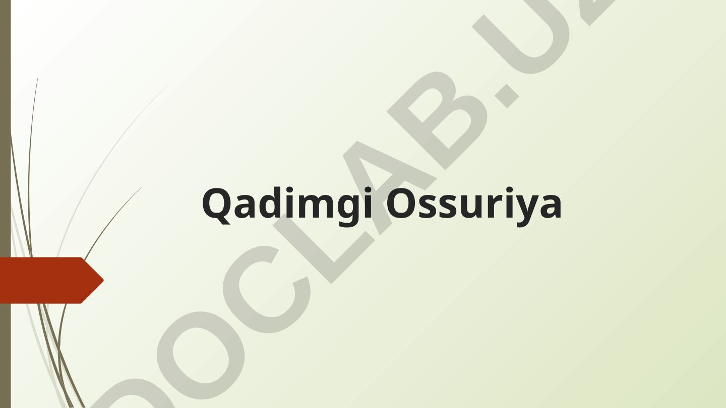 Qadimgi Ossuriya madaniyati