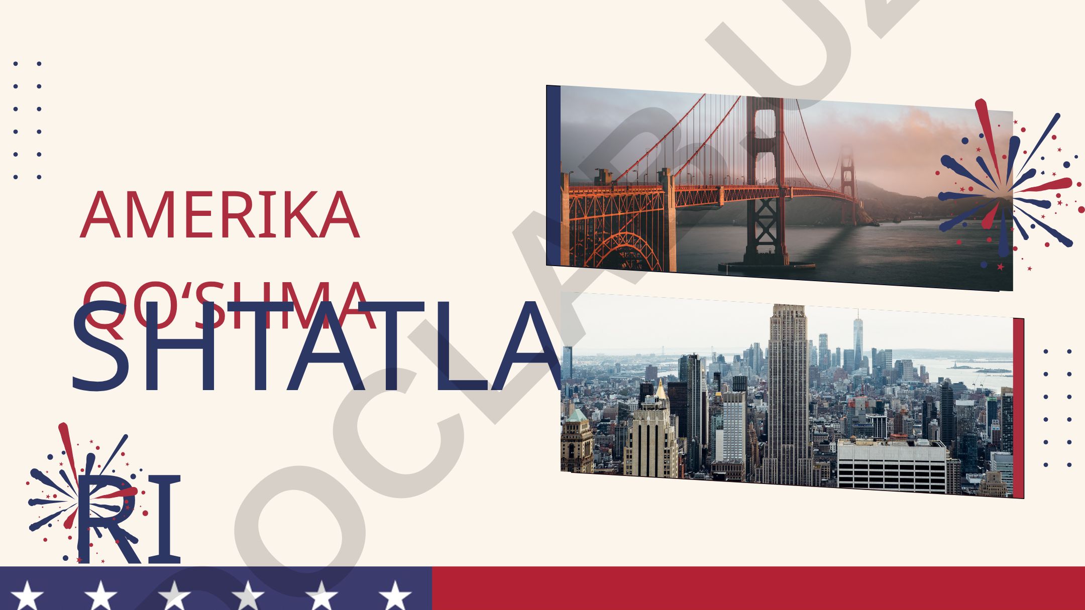 Amerika Qo'shma Shtatlari iqtisodiy ko'rsatkichlari va makroiqtisodiy tahlil