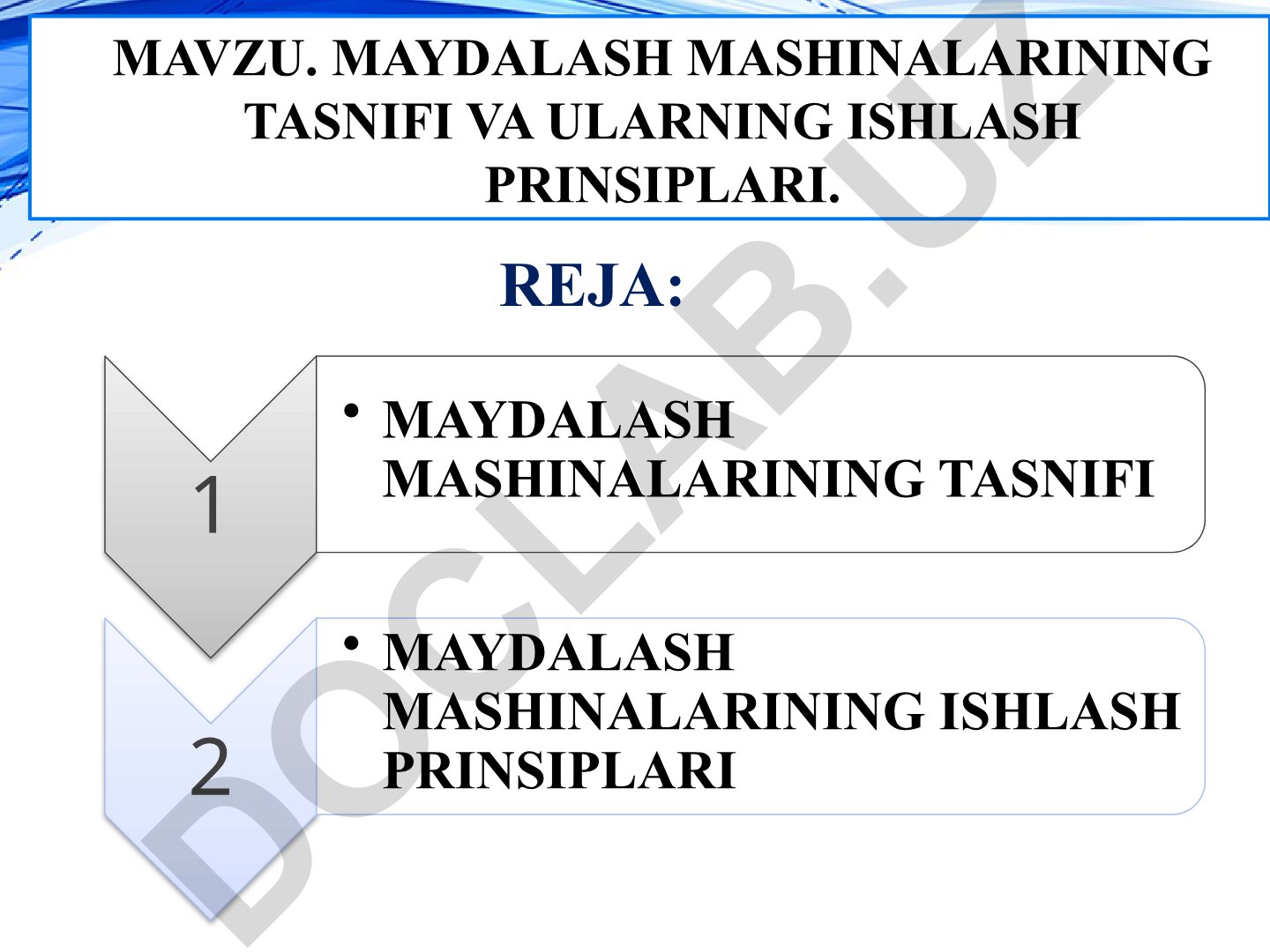 Maydalash mashinalarining tasnifi va ularning ishlash prinsiplari