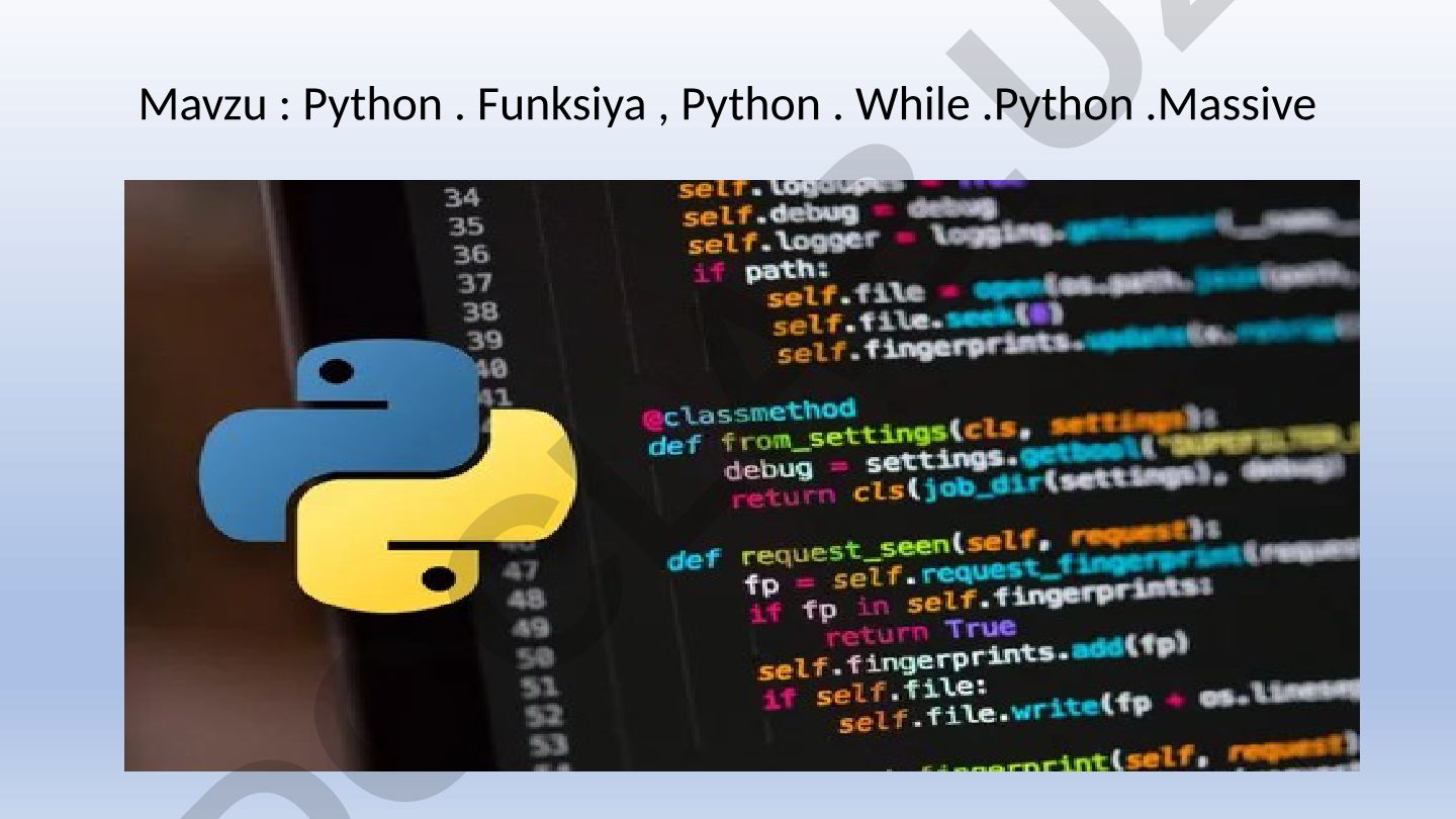 Python dasturlash tilida funksiyalar: tushuncha, yaratish va qo'llash