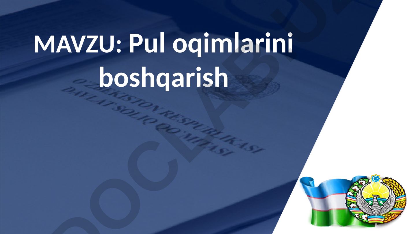 Pul oqimlarini boshqarish: mohiyati, baholash usullari va moliyaviy leveraj