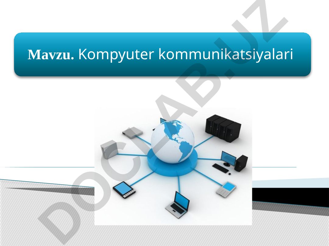 Kompyuter kommunikatsiyalari