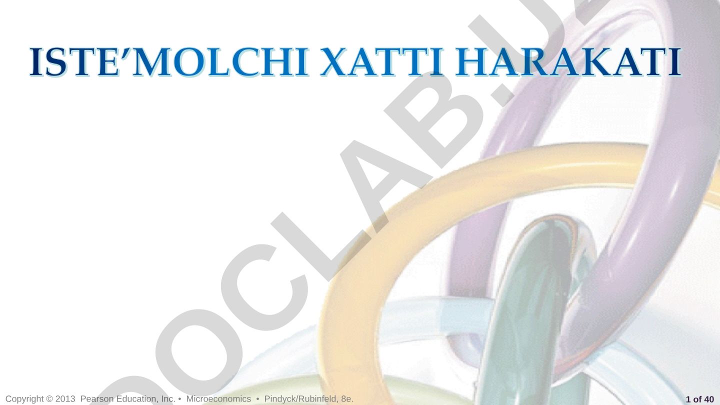 Iste'molchilar xatti-harakati nazariyasi