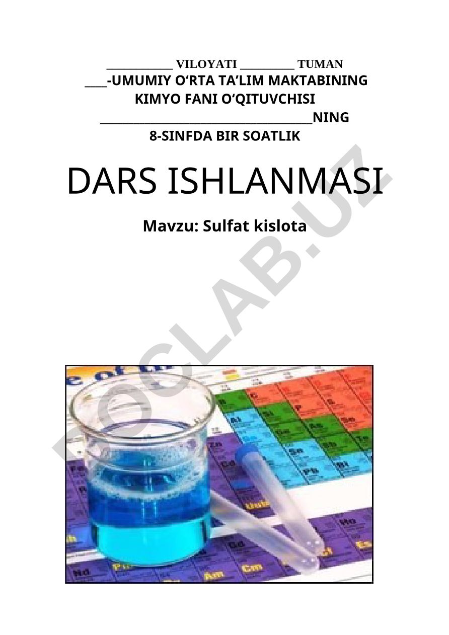 Sulfat kislota