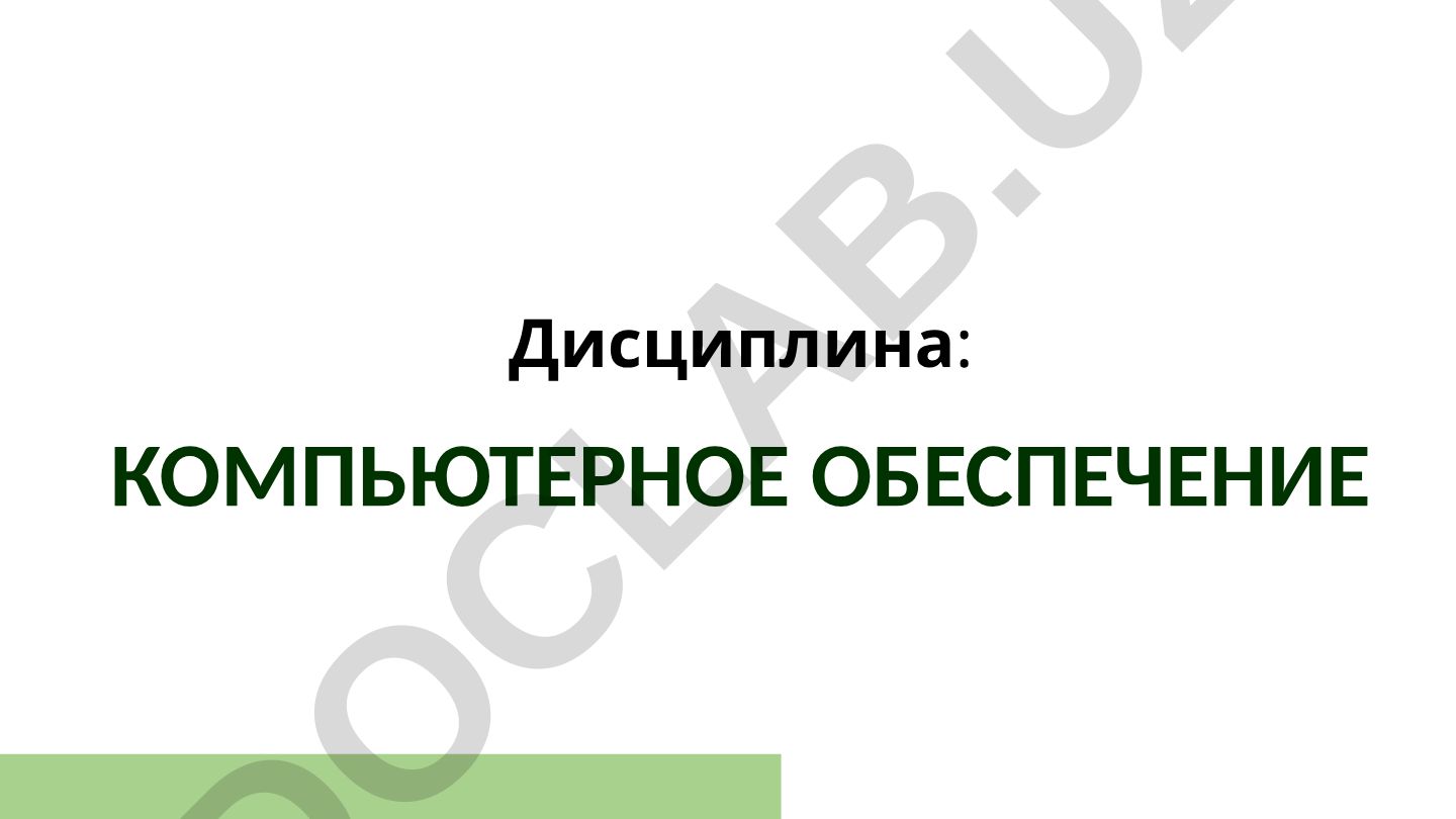 Обеспечение компьютера и его виды