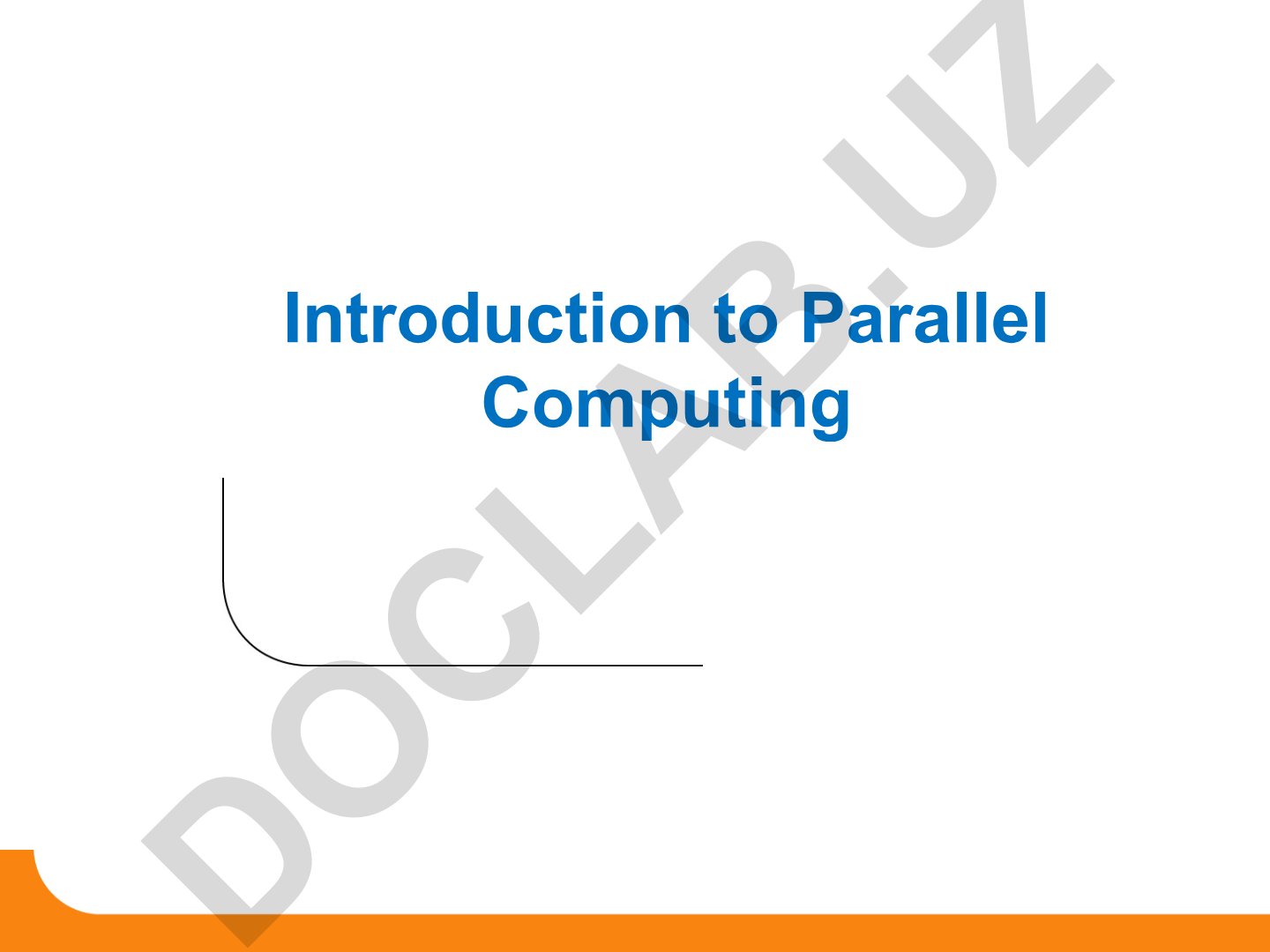 Parallel Computing Basics and High Performance Computing