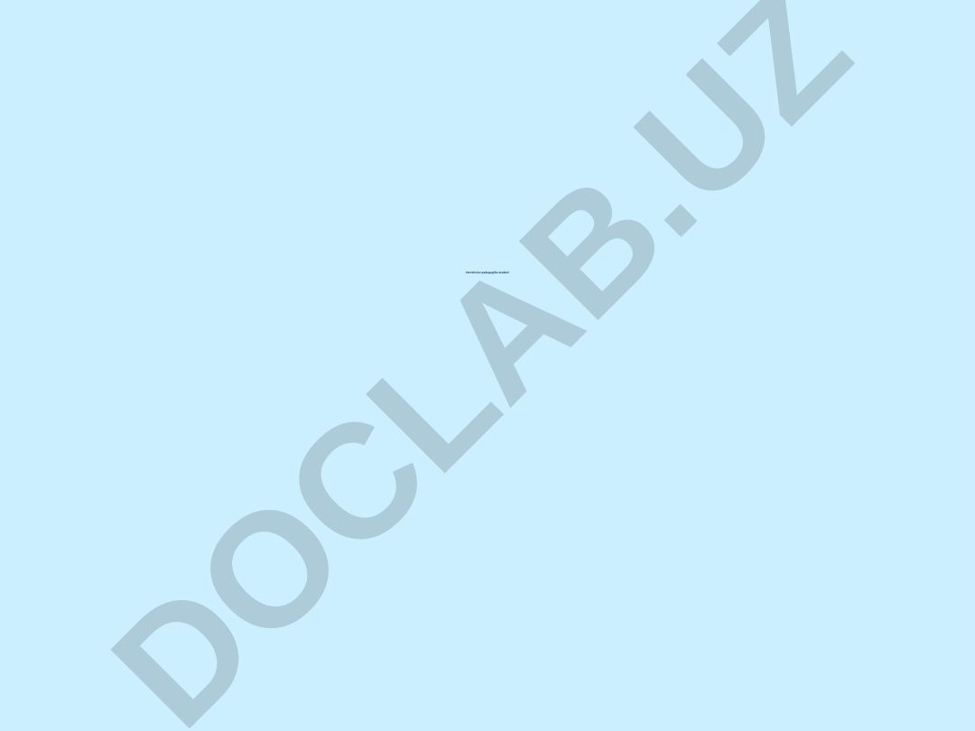 Korreksion pedagogika asoslari