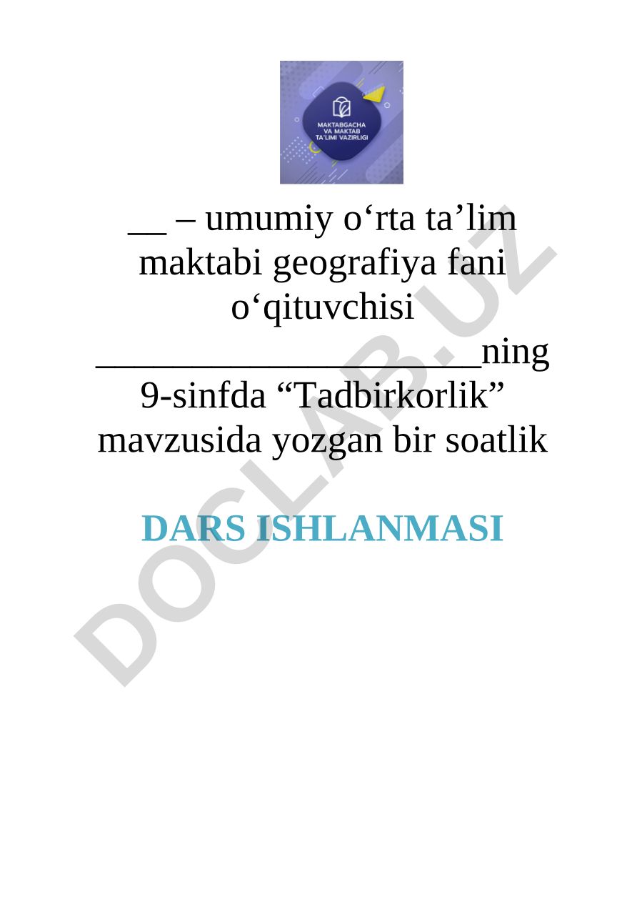 Tadbirkorlik