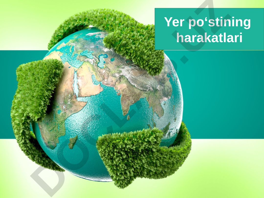 Yer po'stining harakatlari va relyef shakllanishi