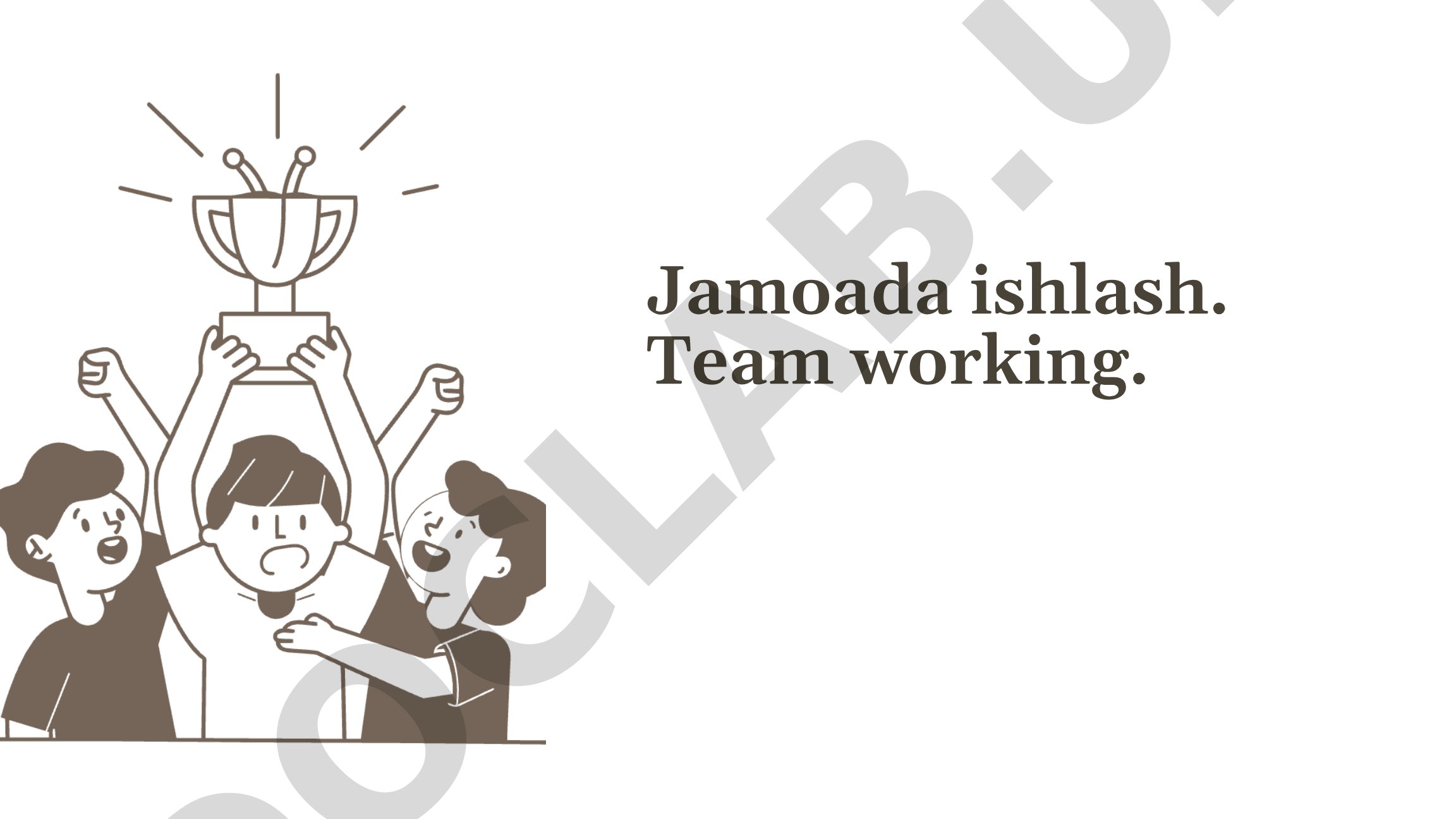 Jamoada ishlash