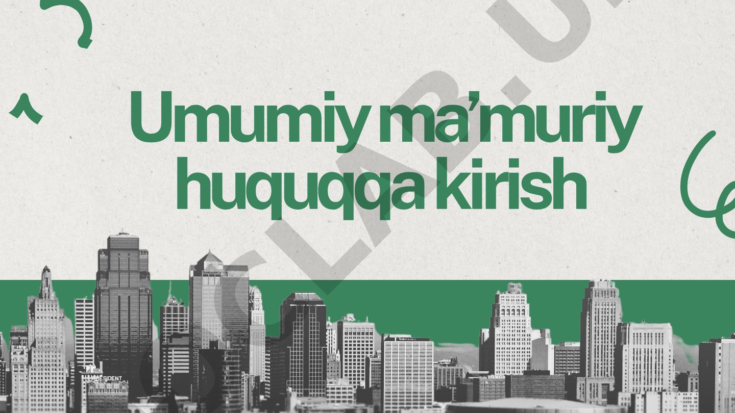 Ma'muriy huquqning asosiy tushunchalari va tamoyillari