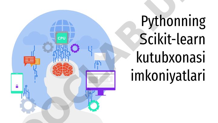 Pythonning Scikit-learn kutubxonasi imkoniyatlari