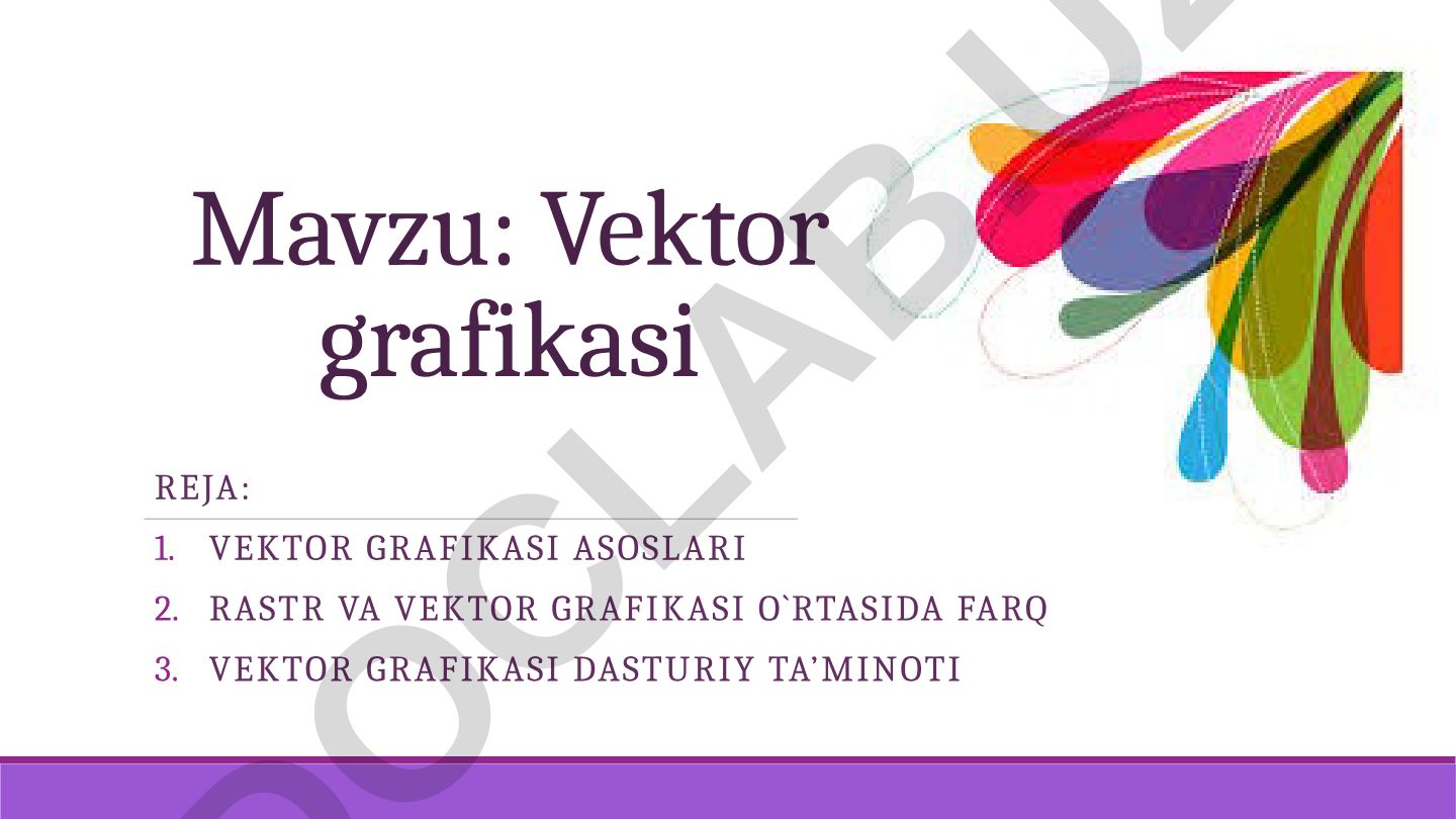 Vektor grafikasi
