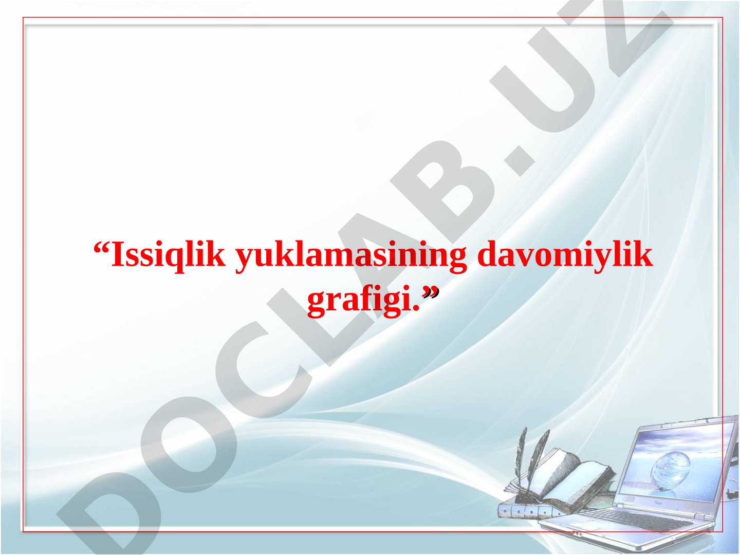 Issiqlik yuklamasining davomiylik grafigi