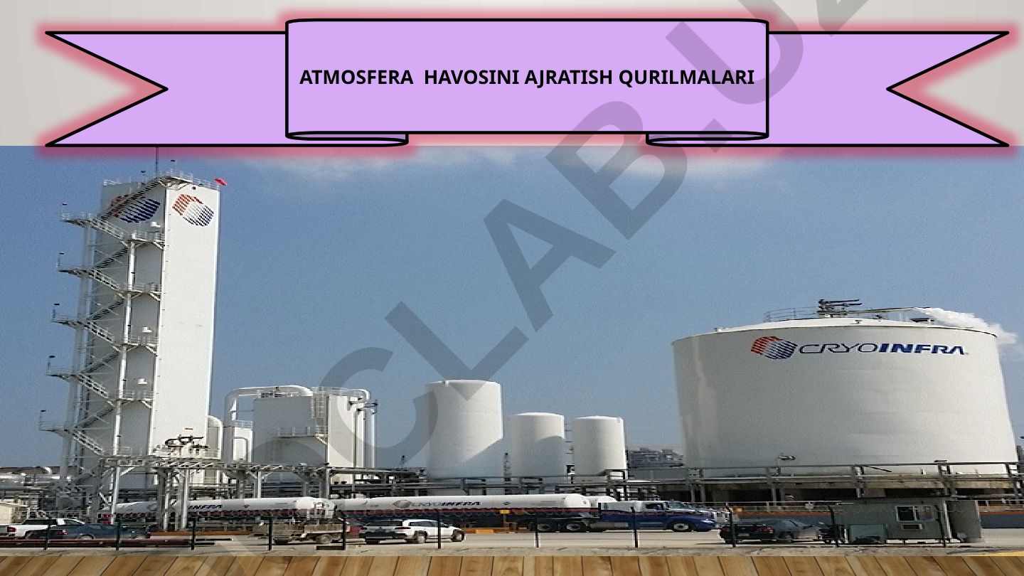 Atmosfera havosi ajratish qurilmalari