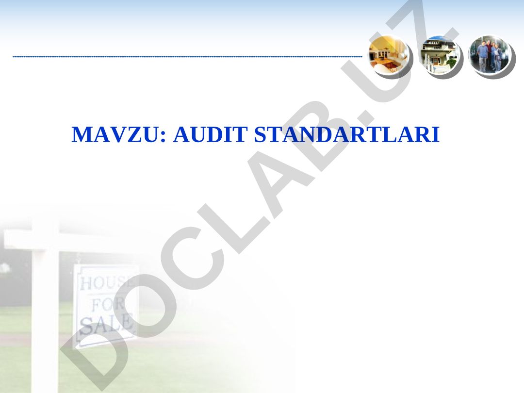 AUDIT STANDARTLARI