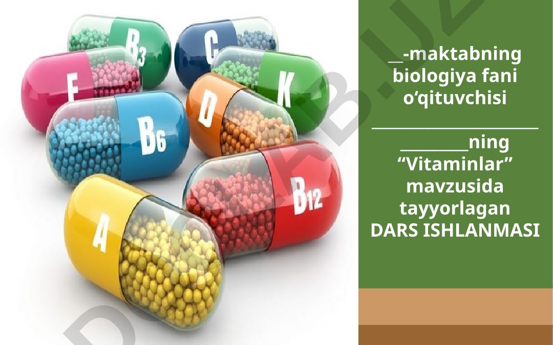 Vitaminlar