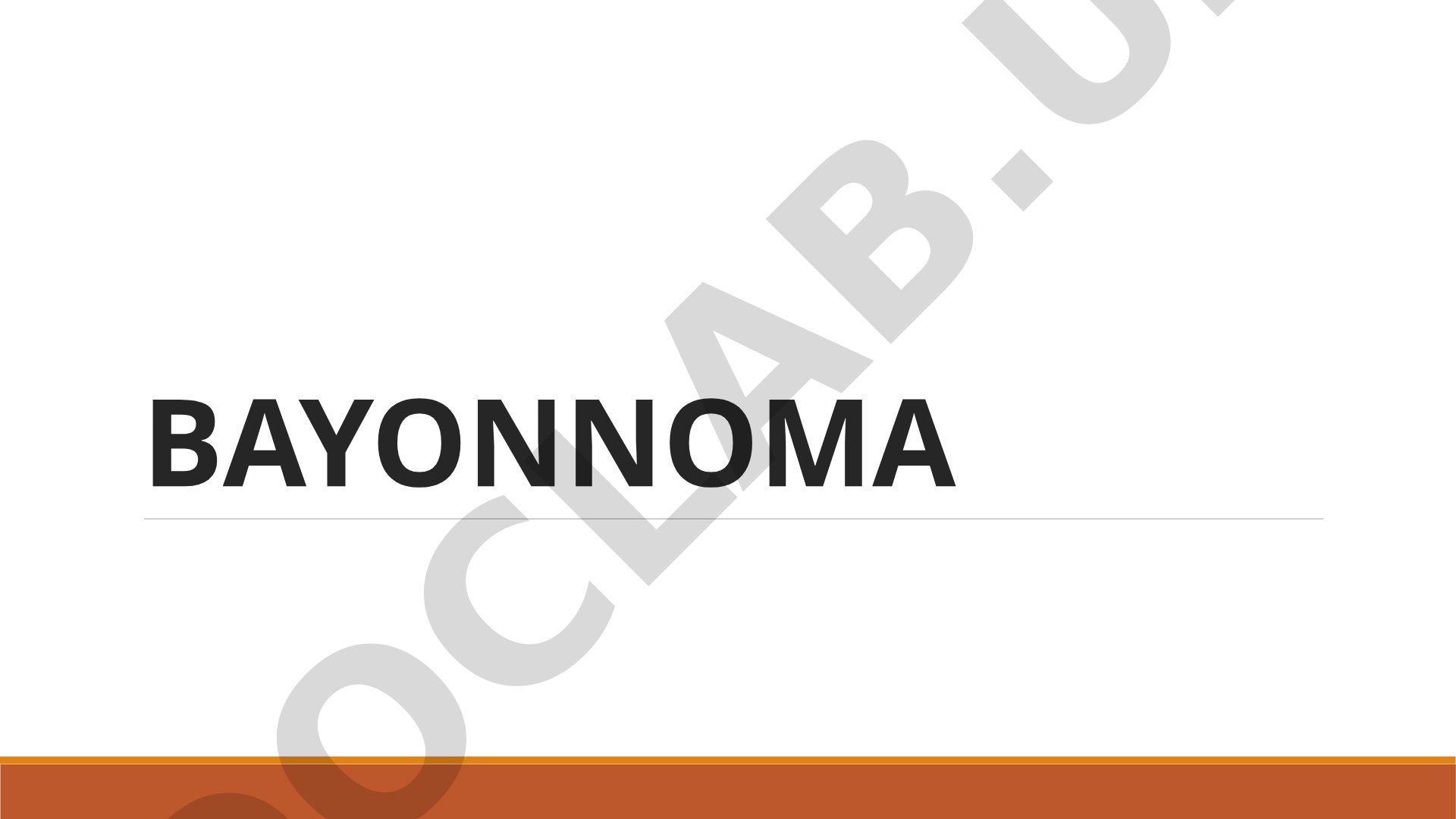 Bayonnoma tushunchasi va turlari