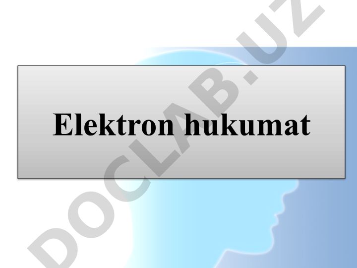 Elektron hukumat ta'rifi, modellari va davlat boshqaruvida raqamlashtirish