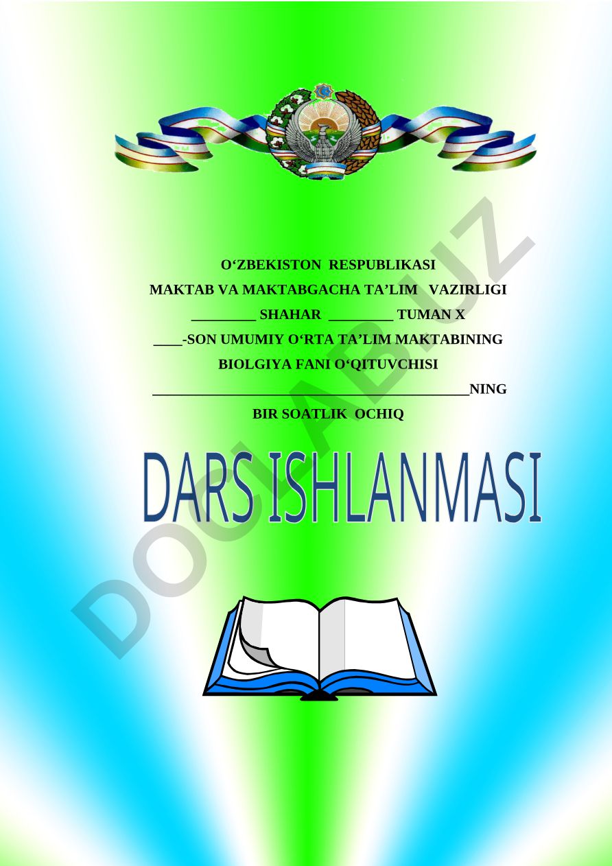 EMBRIONAL RIVOJLANISH DAVRI
