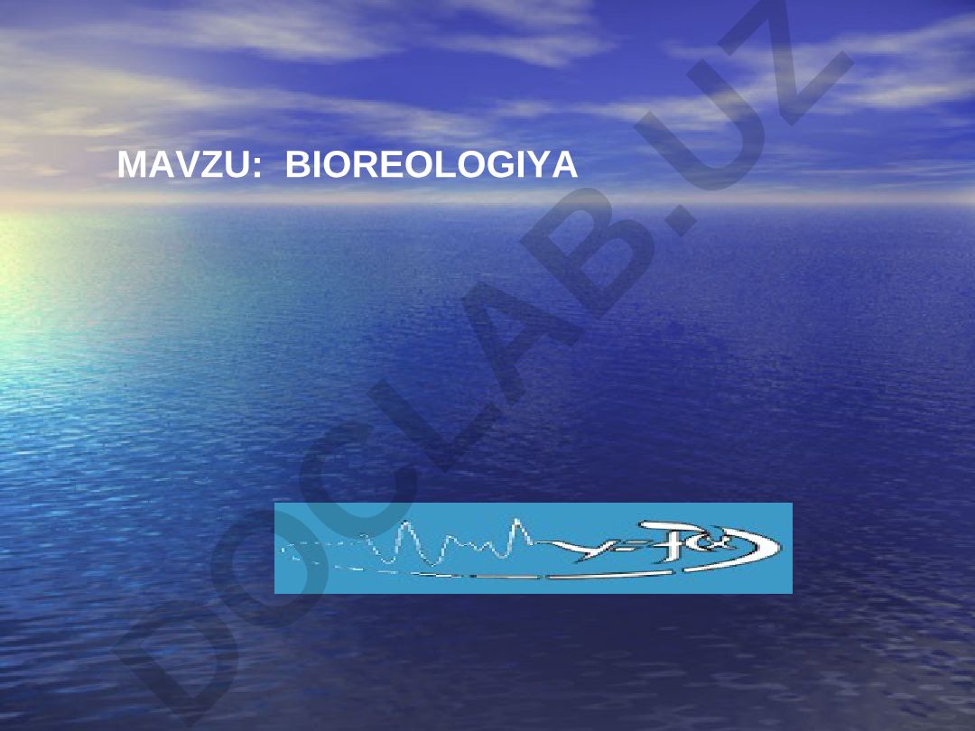 BIOREOLOGIYA