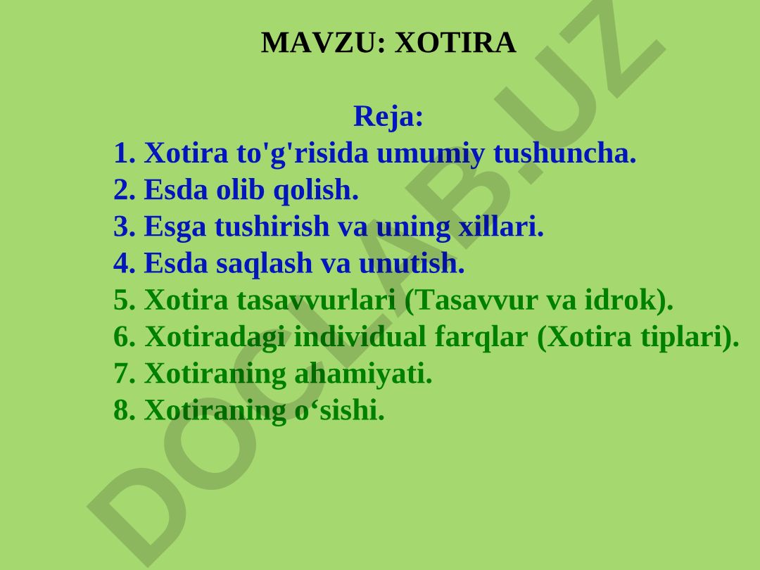 Xotira
