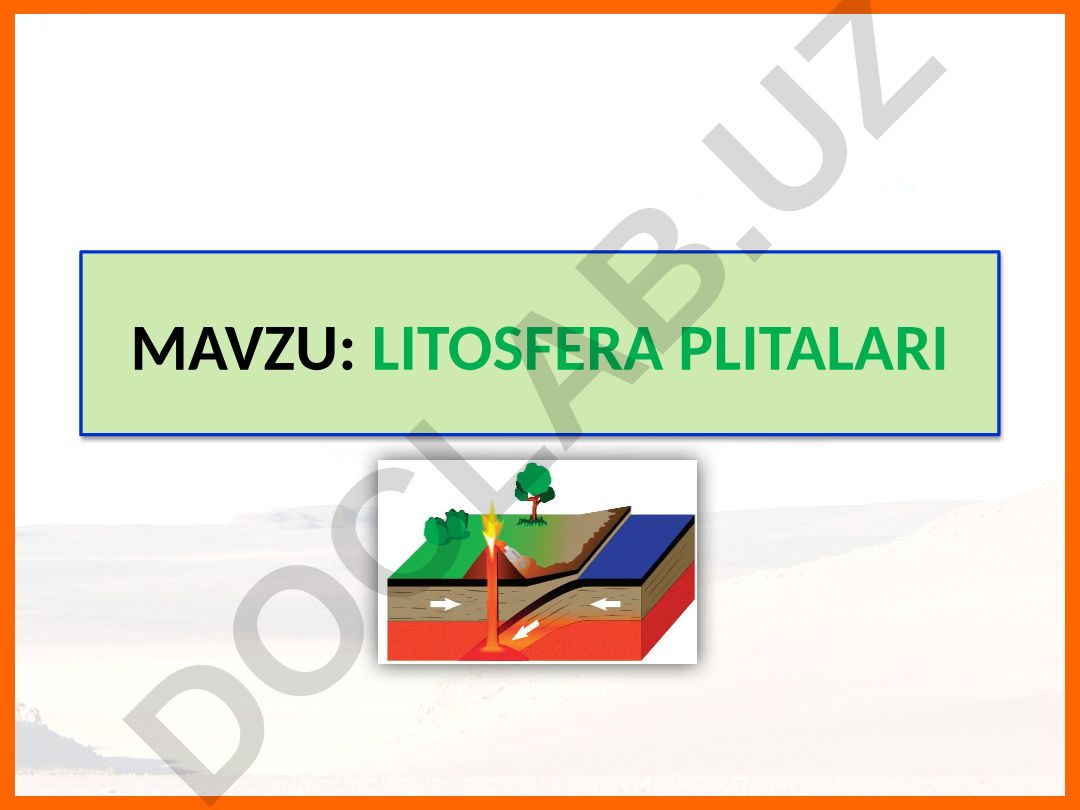 Litosfera plitalari