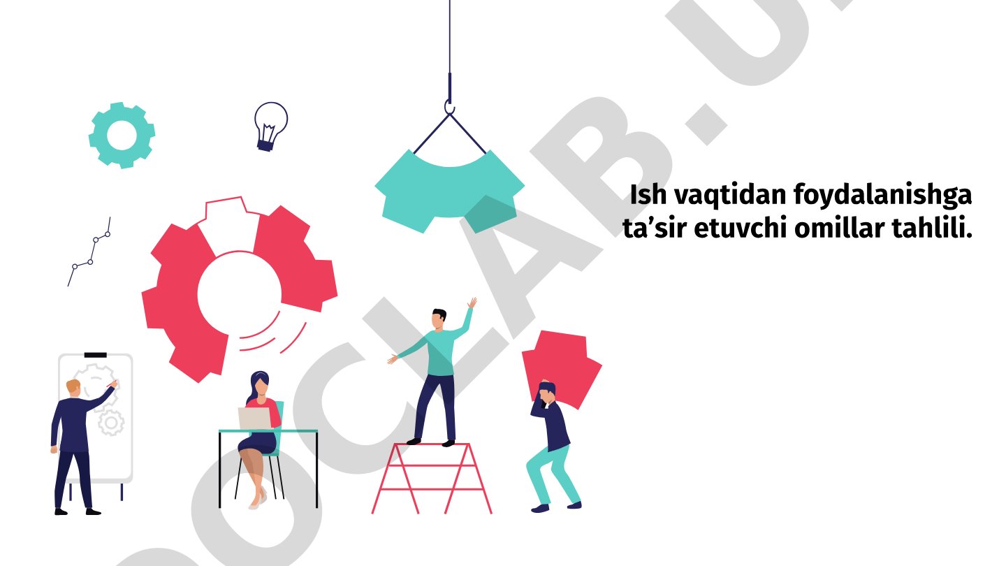 Ish vaqtidan foydalanishga ta'sir etuvchi omillar tahlili