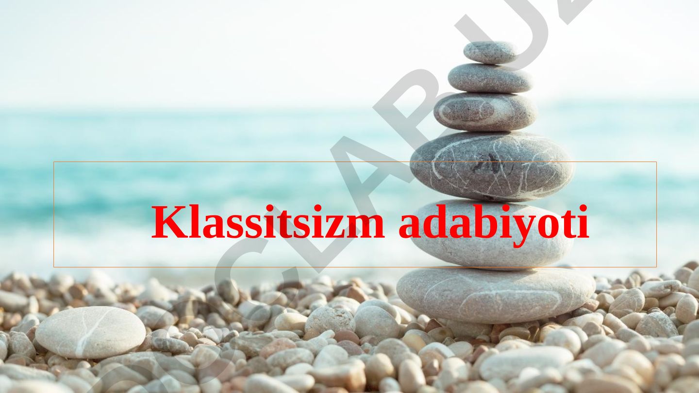 Klassitsizm adabiyoti