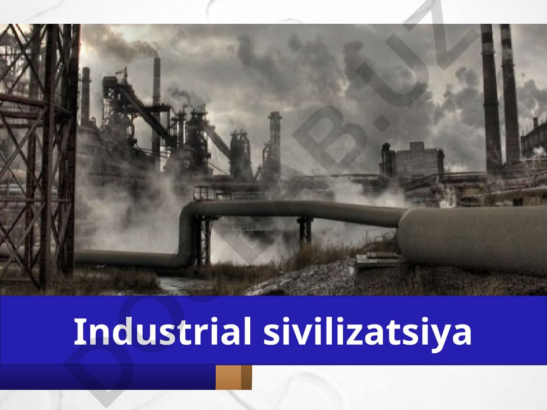 Industrial sivilizatsiyaning shaharlarga ta'siri va XIX asr jamiyati